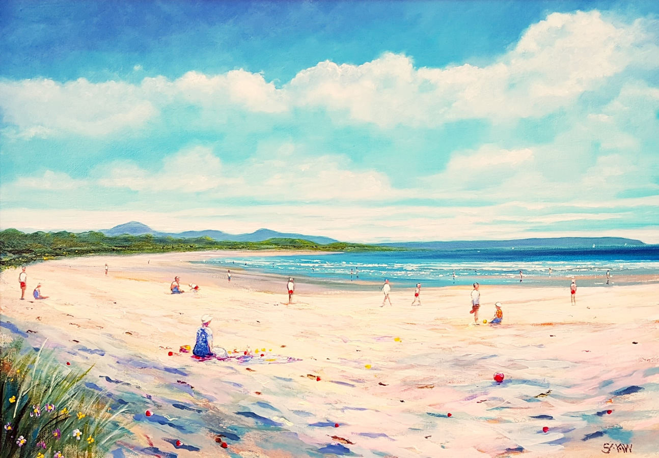 Enniscrone summer beach - Robert Shaw