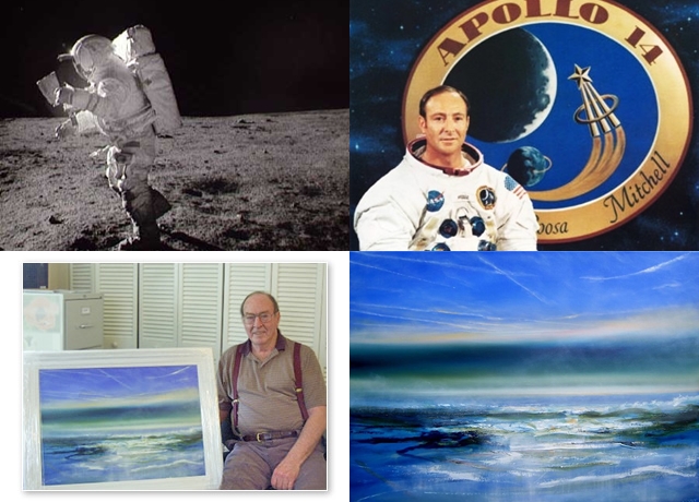Dr Edgar Mitchell – recieving ‘Earthwave’